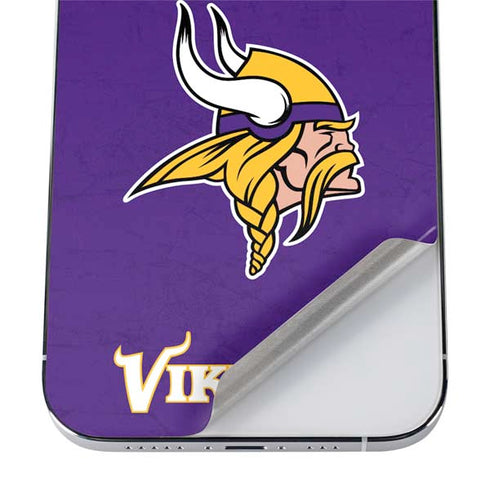 NFL Minnesota Vikings Distressed iPhone 12 Pro Max Skin